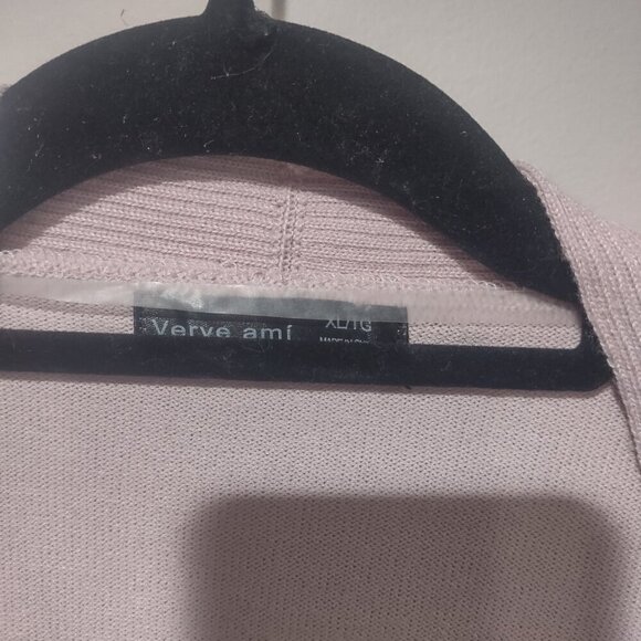 Women's Baby Pink Cardigan Jacket Sweater Size XL - Picture 3 of 7